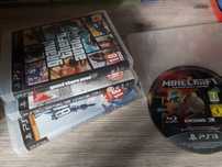 Ps3 gry gta 5/minecraft/battlefield 4/medal of honor zestaw