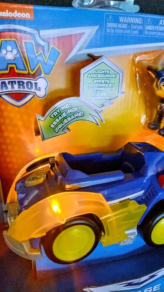 NOWY zestaw Psi patrol kosmopieski Chase Mighty deluxe edyc.limitowana