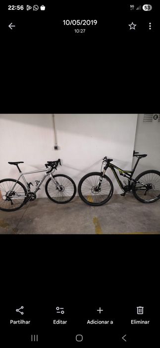 Bicicletas  1 montanha roda 29 suspensão total canondale.  2 estrada