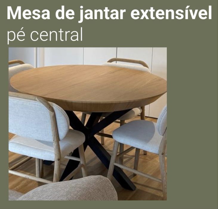 Mesa de jantantar extensivel