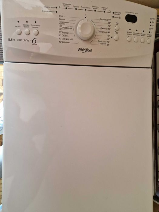 Пральна машина WHIRLPOOL AWE60410