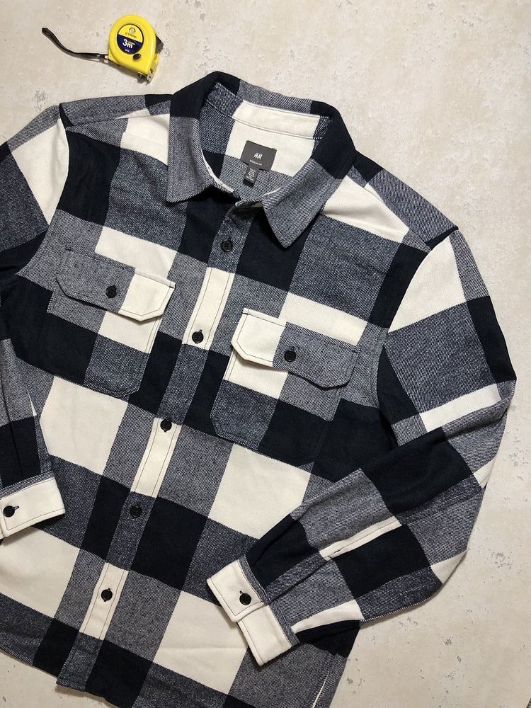 Сорочка H&M Flannel Overshirt тепла сорочка casual outdoor cargo