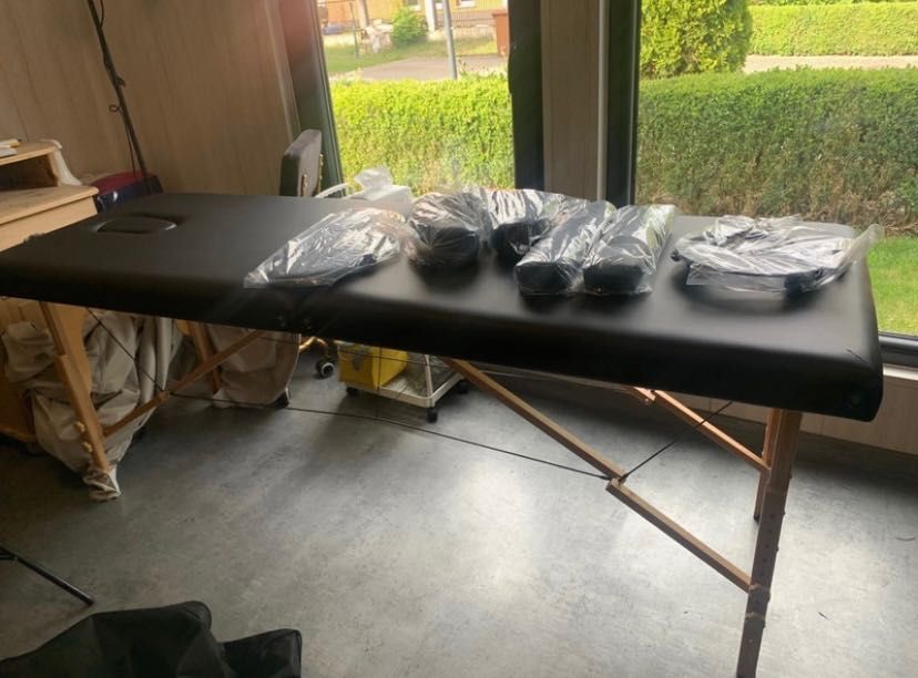 Łòżko dla kosmetyczki/ masażysta/ stylistki rzęs szer. 60