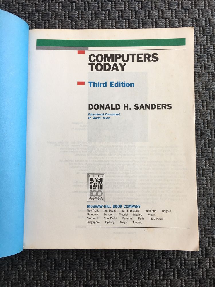 Computers Today - Donald H. Sanders