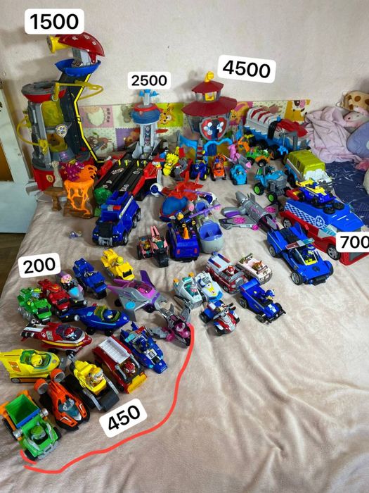 Щенячий патруль база набор колекція машинки мото кіно