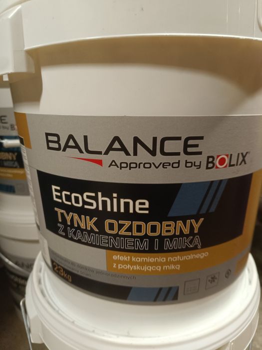 Tynk ozdobny BOLIX BALANCE Eco Shine Deco Mika z kamieniem i miką A1