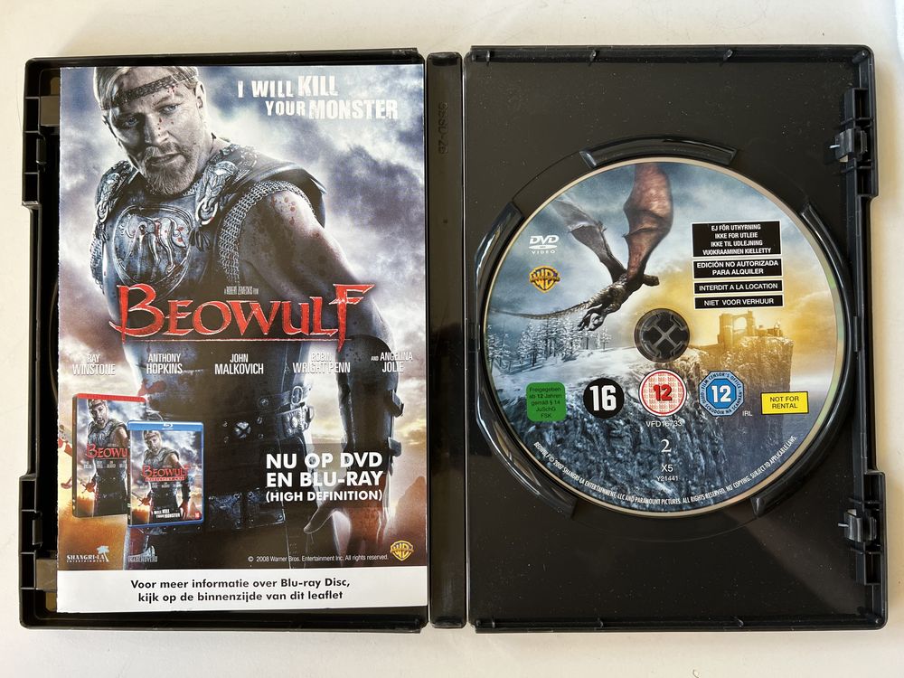 Beowulf na 2 płytach DVD bez PL