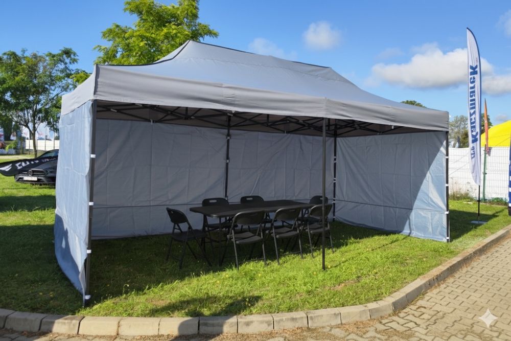 Wynajem, Namiot imprezowy / eventowy 3x6m, ekspresowy, pawilon handlow