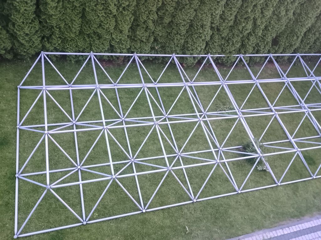 System rurek aluminiowych do stelaży