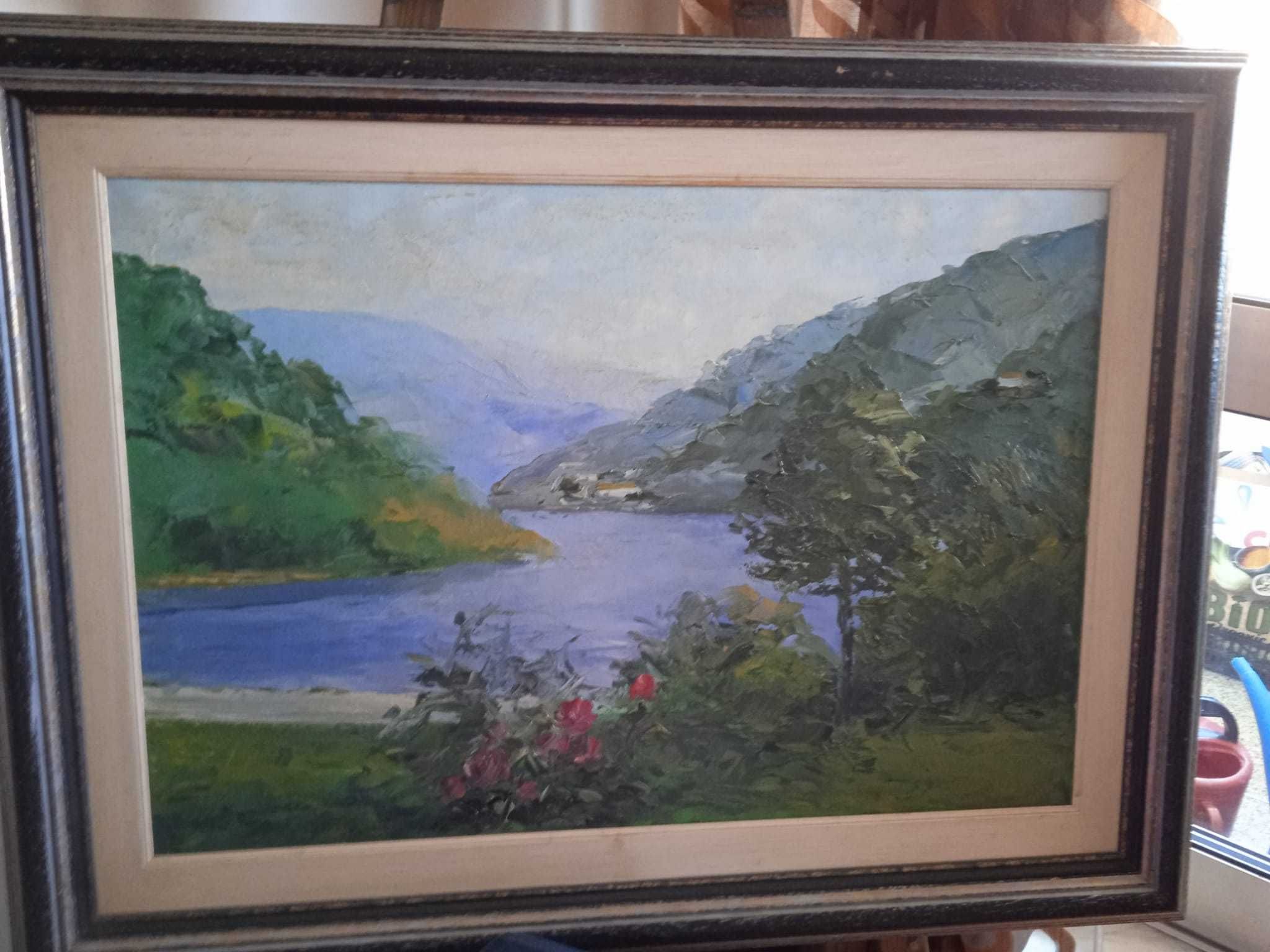 Quadro - Paisagem do Rio Douro na zona da Pala