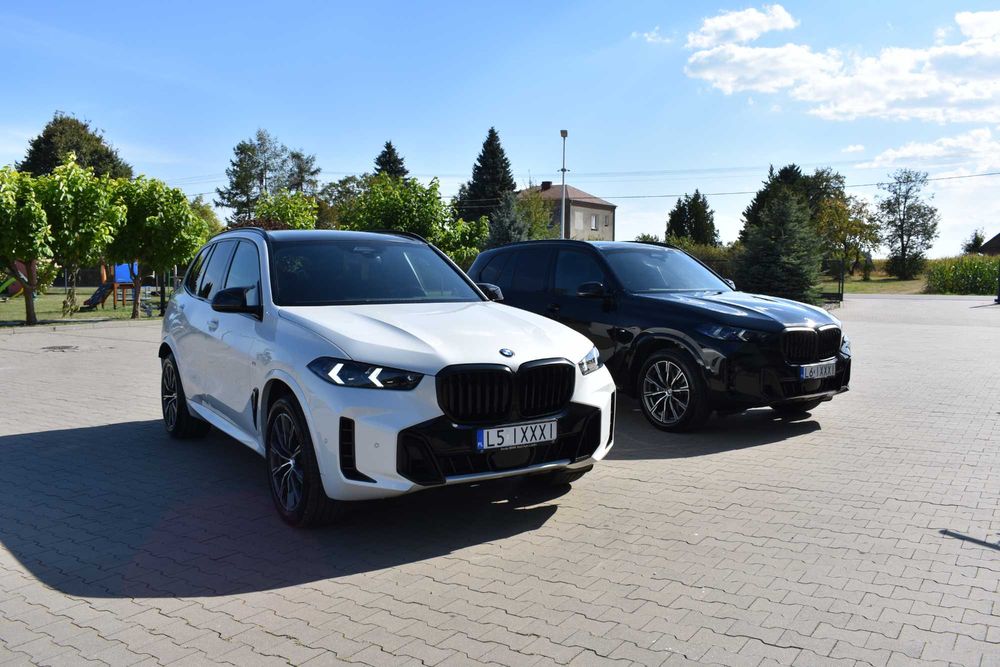 Auto do ślubu bmw x5 (2025) białe & czarne lubelskie mazowieckie