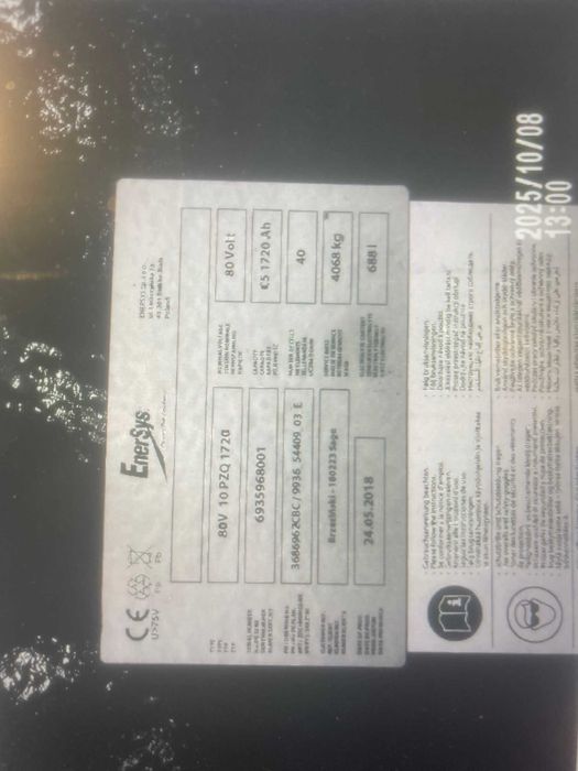 wózek widłowy czołowy KALMAR ECF 80-9