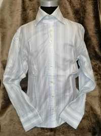 Camisa clássica azul riscas branco Tam. 38 sacoor - excelente estado