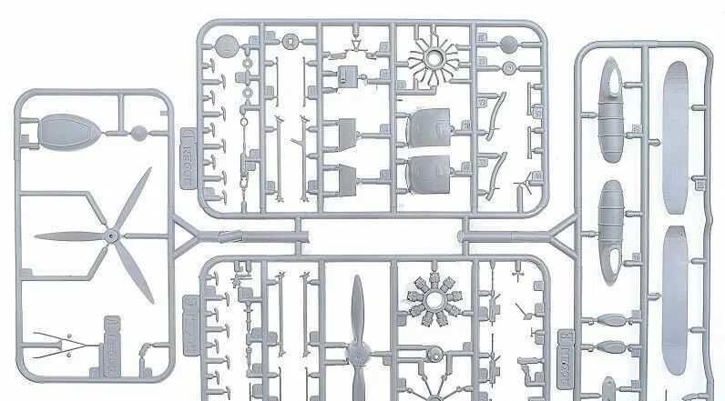 Gloster Gladiator Mk. II, com rodas e skis, modelismo escala 1:48