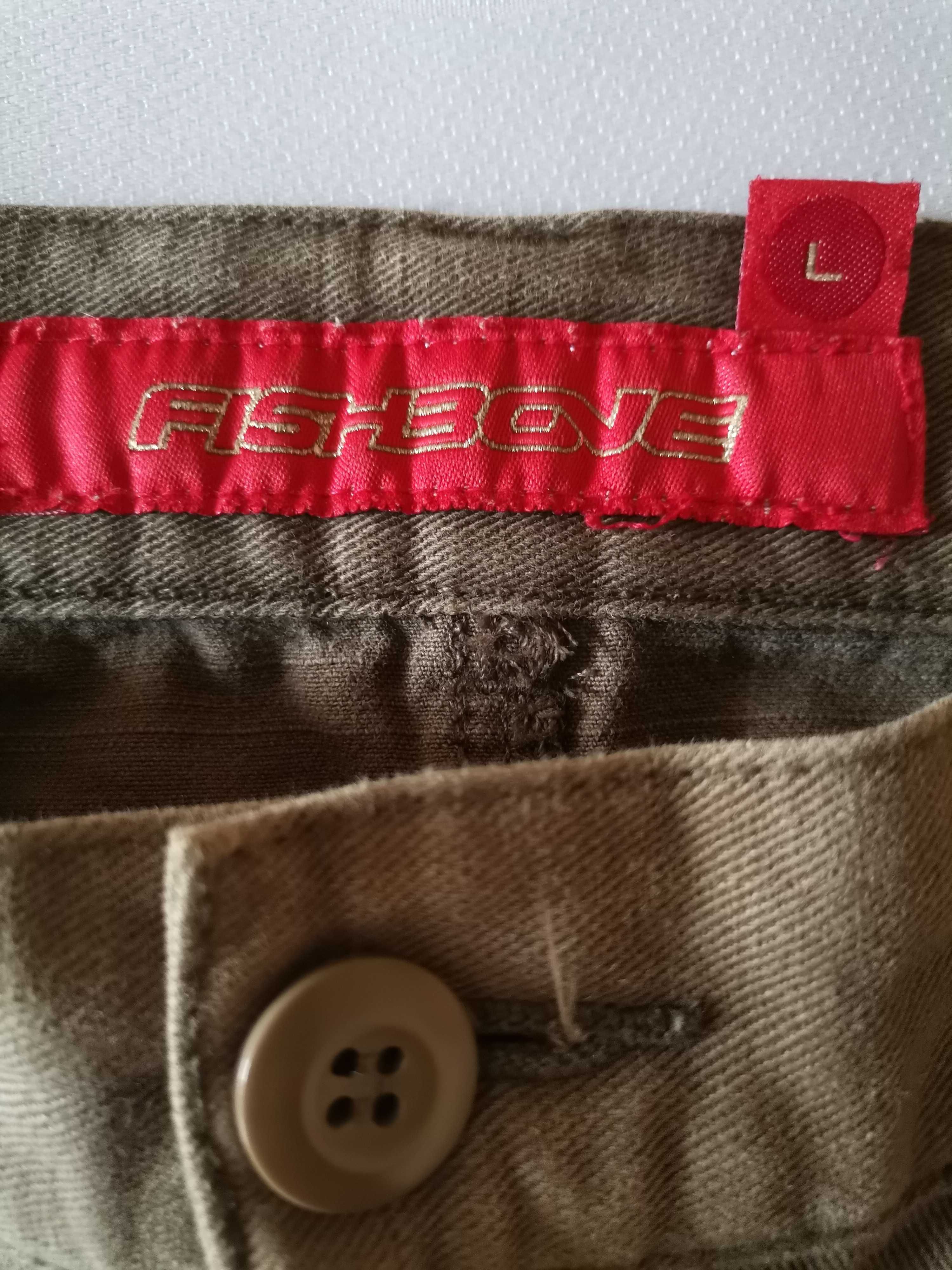 Khaki spódniczka Fishbone rozmiar L