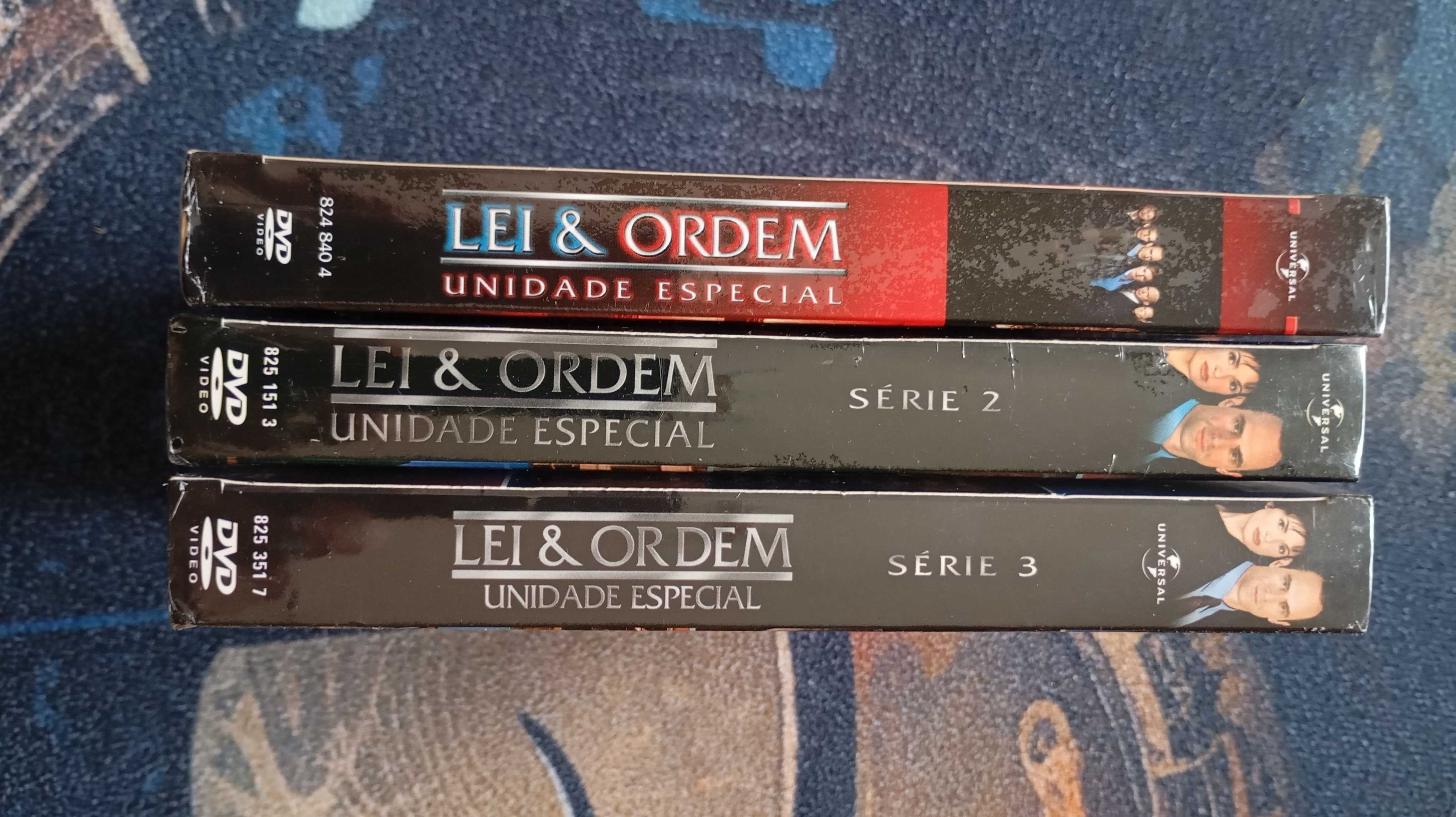 DVDs lote lei & ordem série 1,2,3 selados
