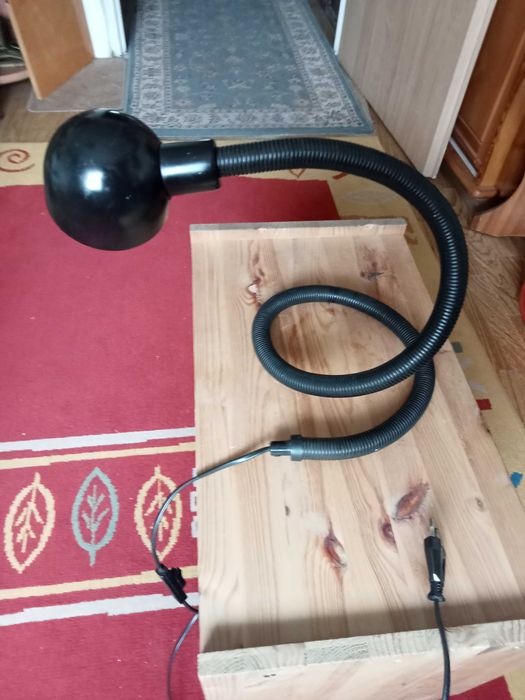 lampa biurkowa vintage HEBI snake Isao Hosoe giętka