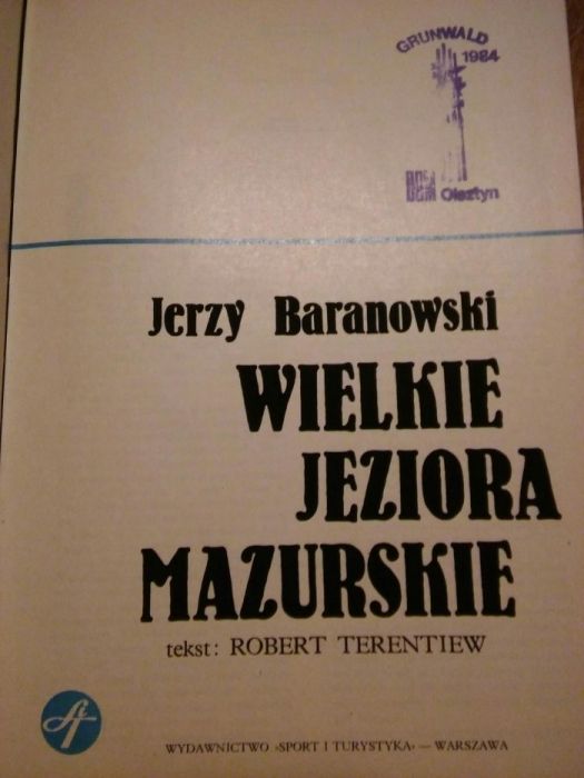 Wielkie Jeziora Mazurskie Jerzy Baranowski