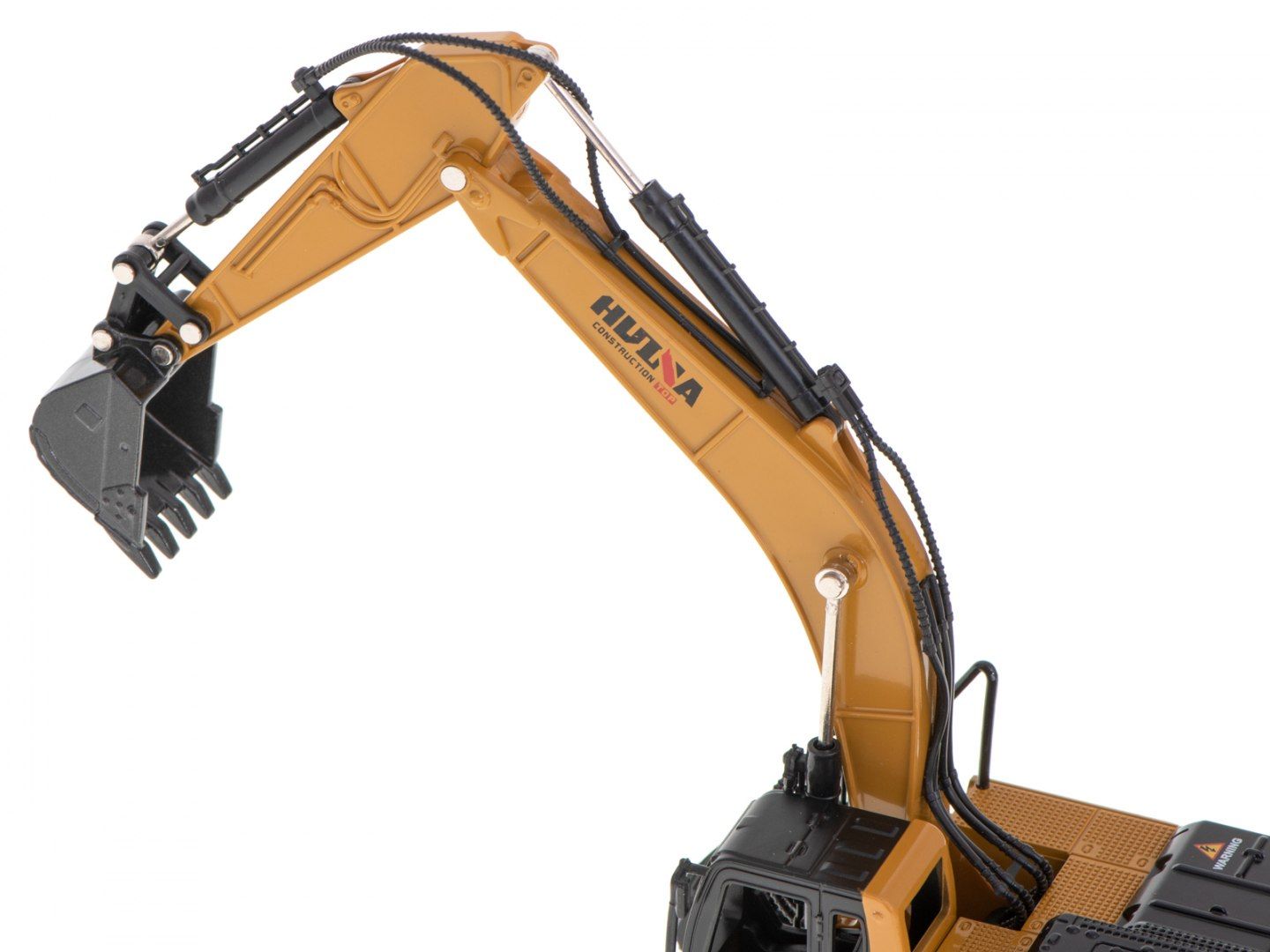 Koparka z łyżką na gąsienicach model z metalu Die-Cast H-toys 1:50