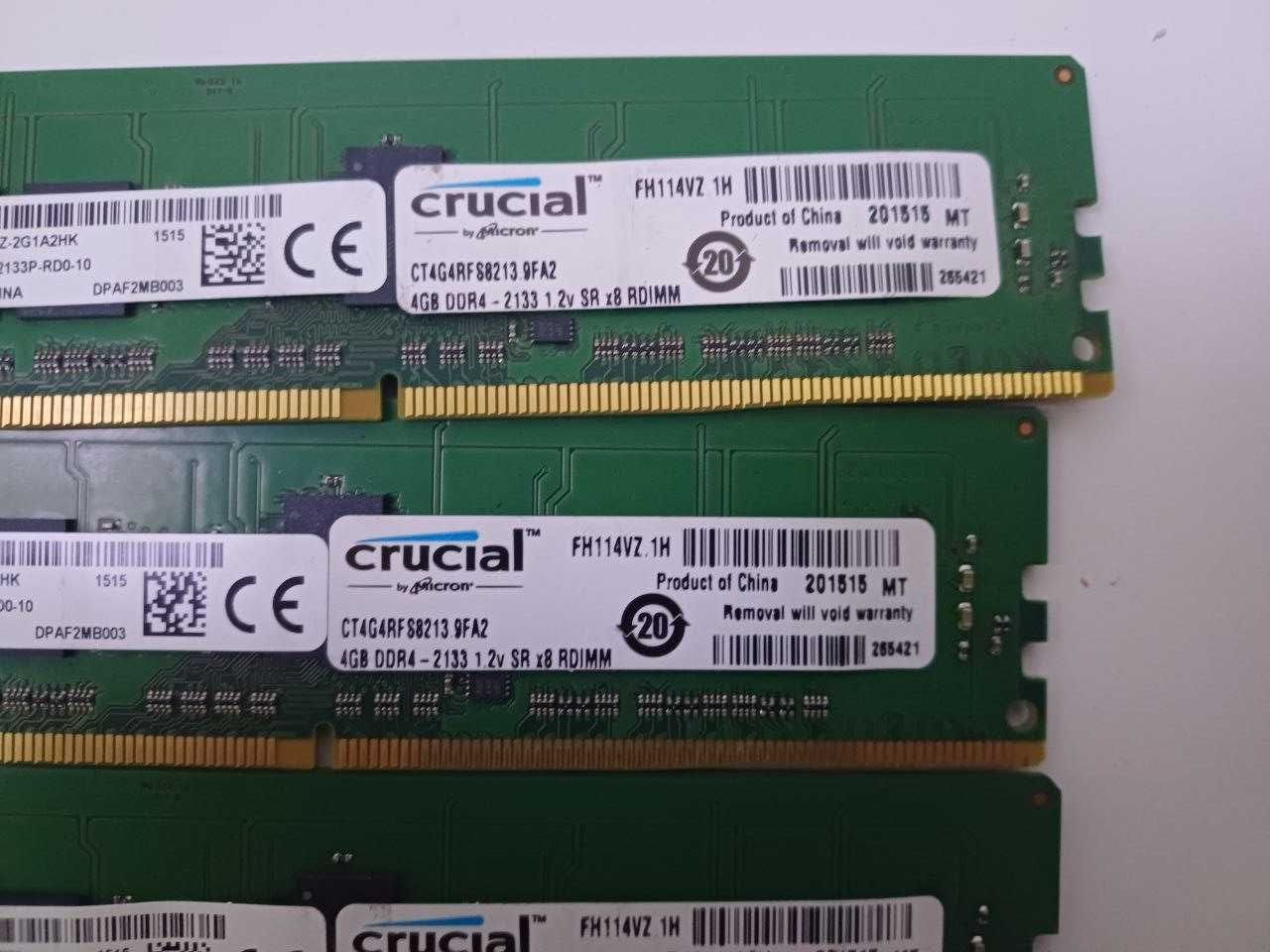 Memória RAM Crucial 16GB (4GBx4) DDR4 PC4-17000 (DDR4-2133)