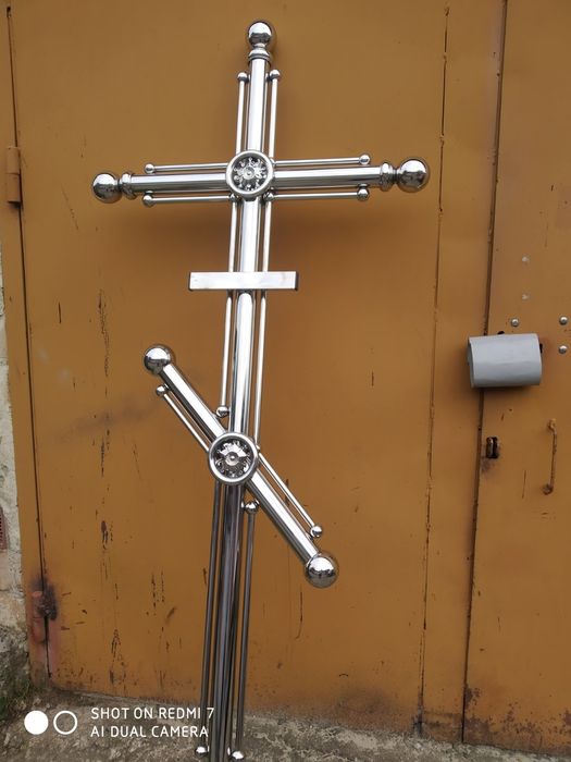 Хрест могильний нержавійка