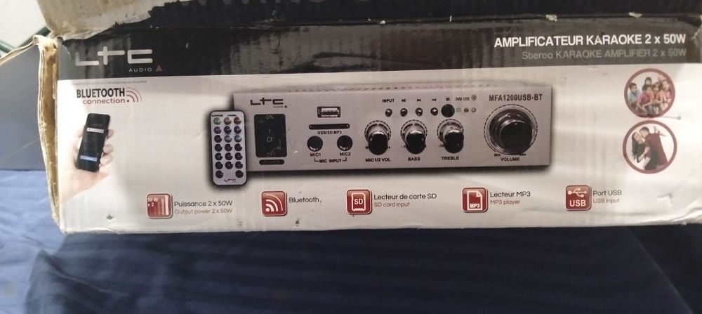 Amplificador som 12v