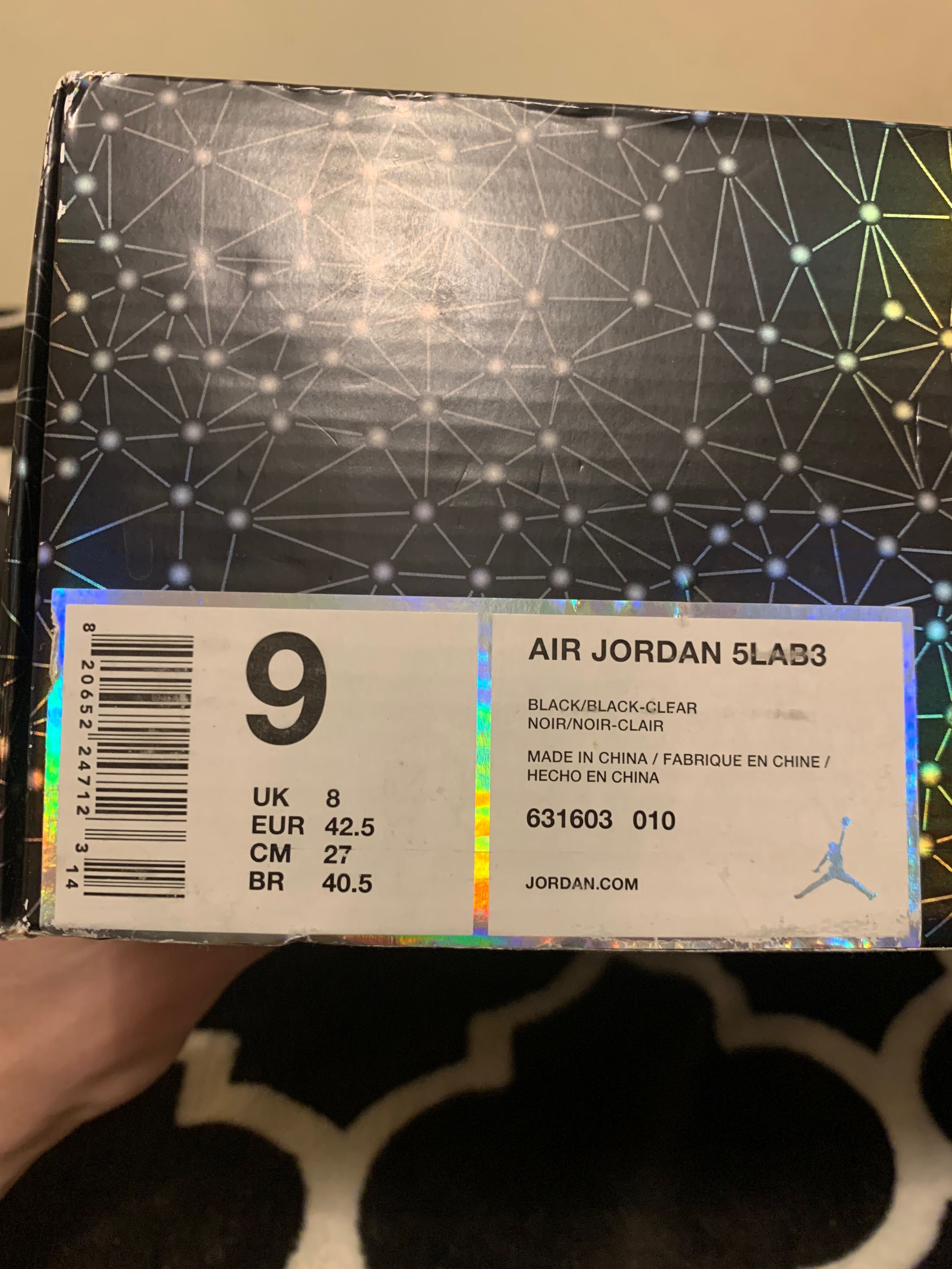 Jordan 3 Retro 5Lab3 Black