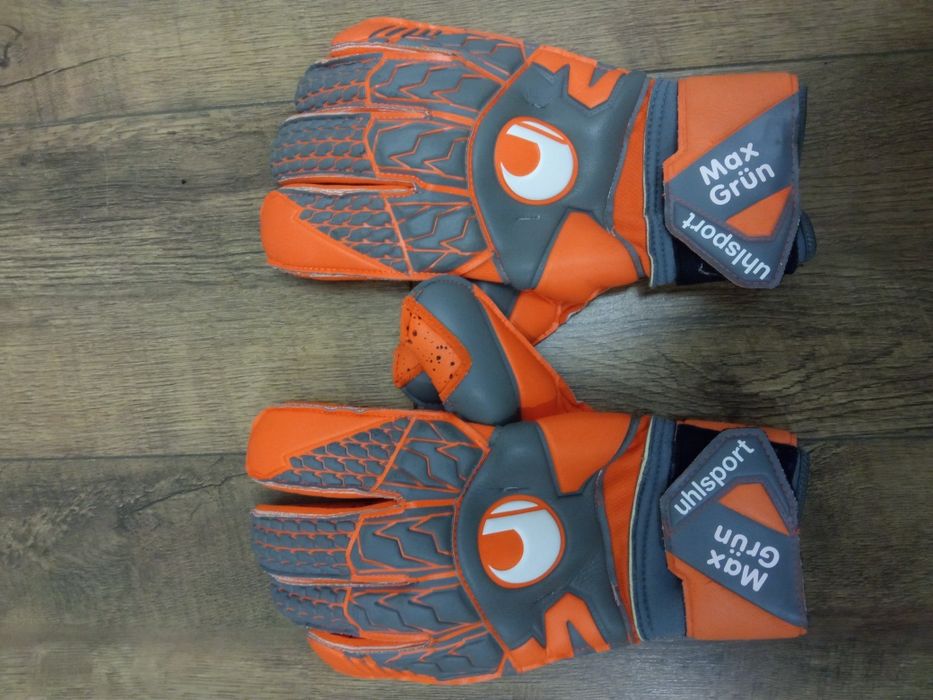 Rękawice bramkarskie Uhlsport z autografem