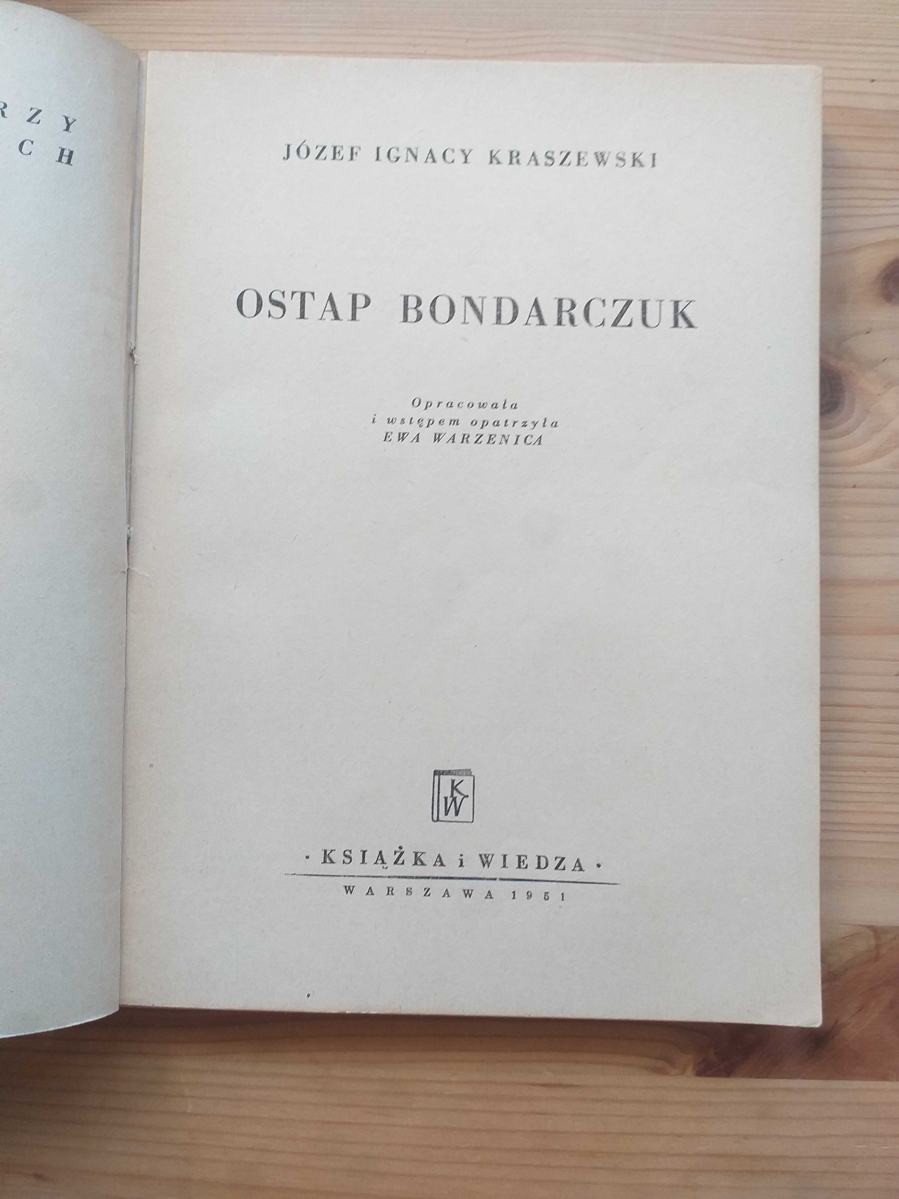 Józef Ignacy Kraszewski Ostap Bodnarczuk