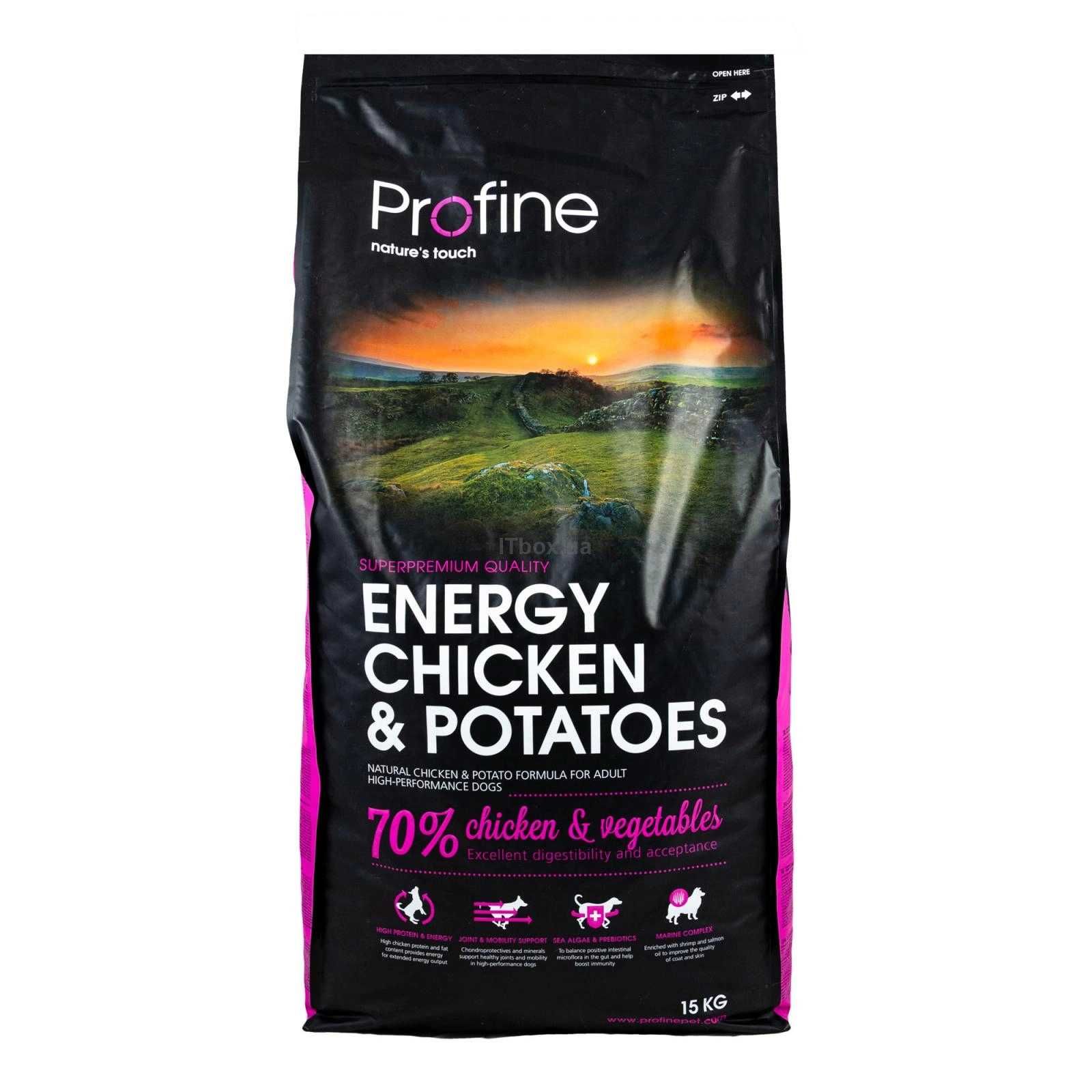 Profine Adult Energy Chicken сухой корм для активных собак 15кг
