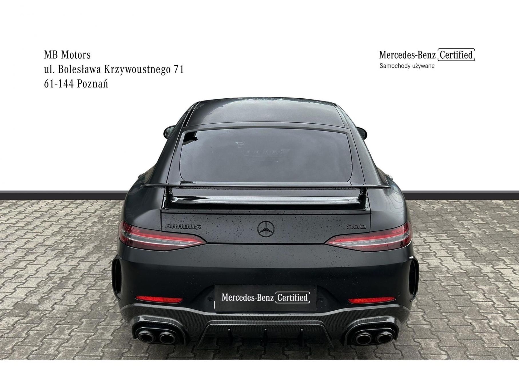 Mercedes-Benz AMG GT 800 Brabus salon Polska od dealera VAT23%