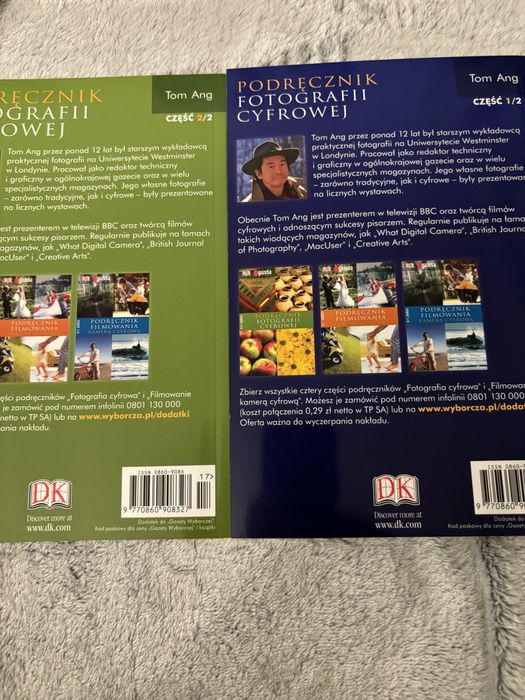 2 ksiazki podręcznik fotografii cyfrowej