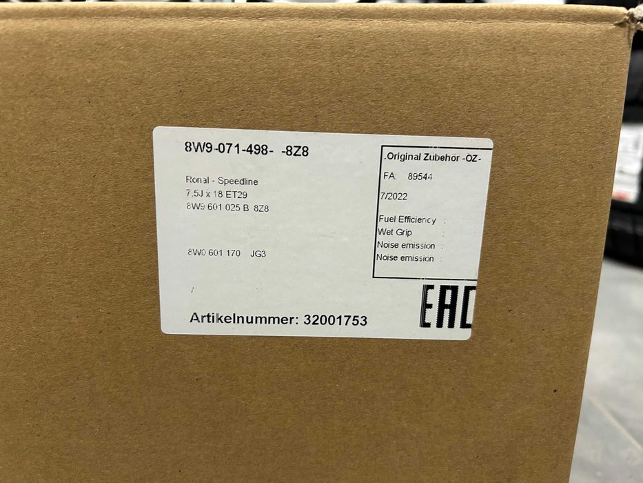 Oryginalne felgi 18 5x112 ET29 Audi A4 B8 B9 Allroad 8W9/601025B