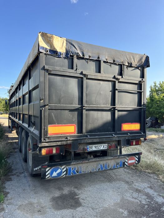 Рено магнум, зерновоз, напівпричеп