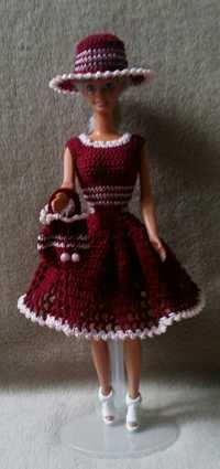 Sukienka dla lalki barbie