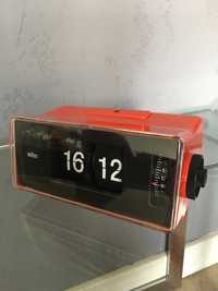 Braun 4934 Phase 2 Flip Clock zegar budzik vintage 1970s design