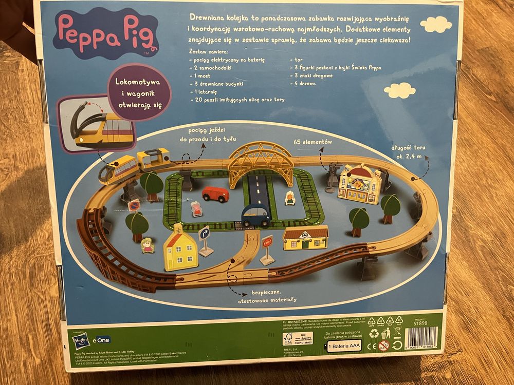 Kolejka drewnians Trefl - Peppa Pig