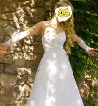 Свадебное платье р.46