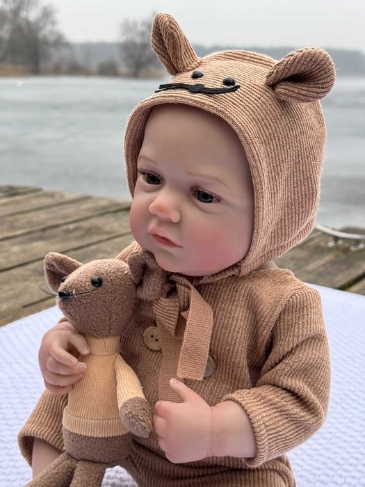 Prawdziwe Zdjęcia ! Lalka CHŁOPIEC Typ Reborn Dzidziuś Noworodek