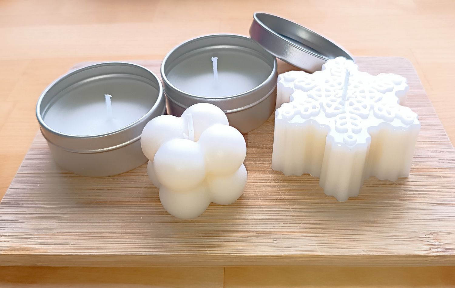 Velas decorativas com fragrância