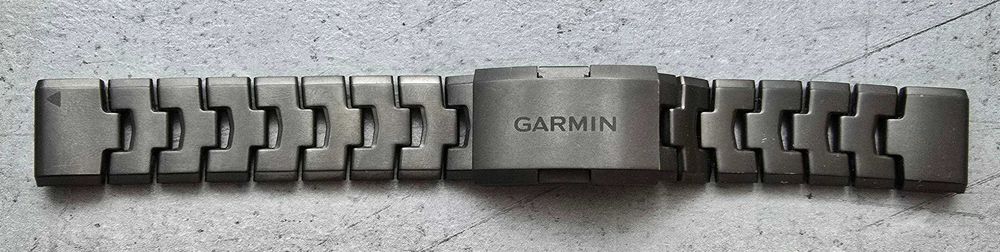 Garmin tytanowa bransoleta z otworami powłoka carbon grey oryginał 22