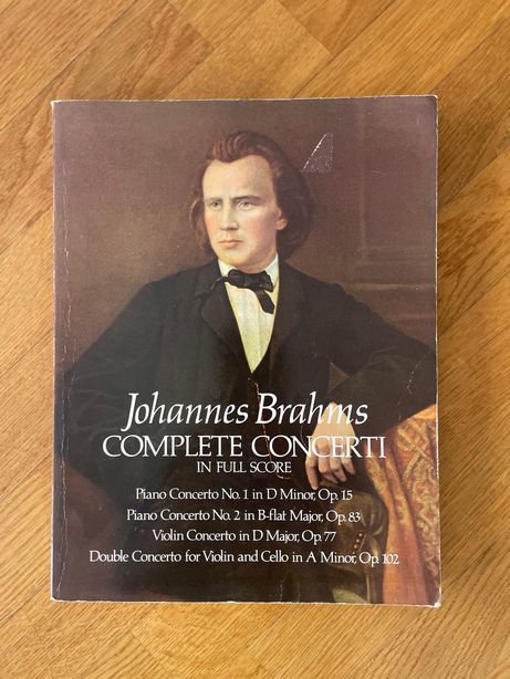 Nuty Johannes Brahms Complete Concerti in full score