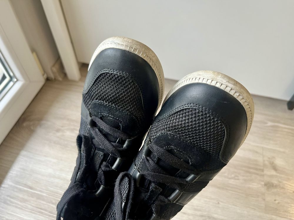 Michael Kors botki sneakersy na koturnie czarne 40