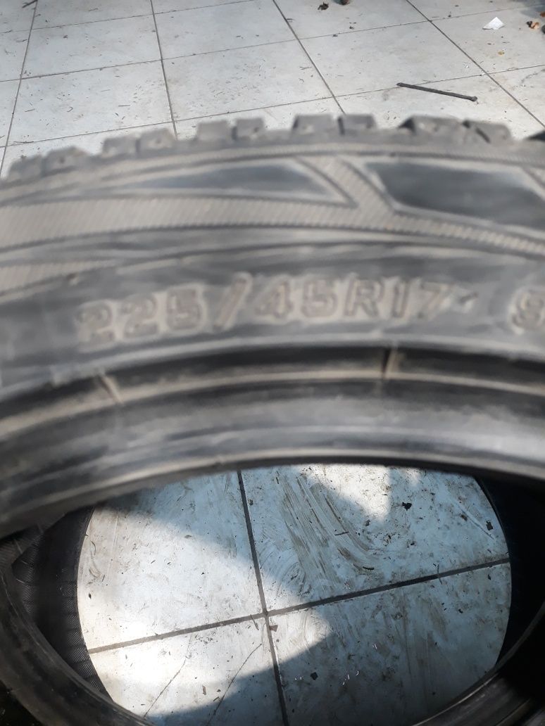 2 Opony zimowe 225/45r17 FALKEN 6mm Rok 2019