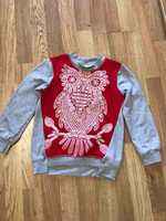 Новый свитшот свитер Сова для девочки 6-7 лет
