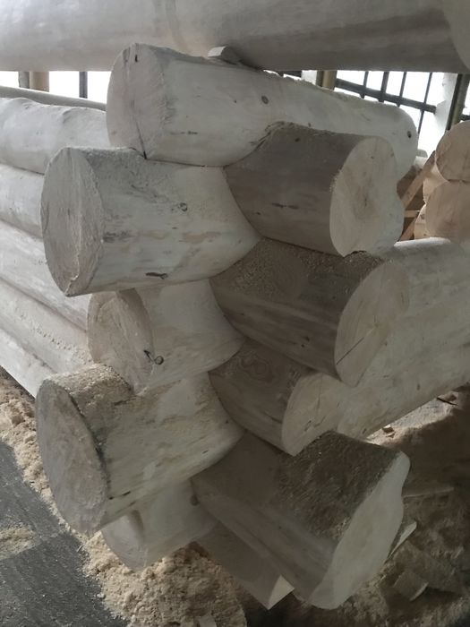 Будинки зі зрубу, дикий зруб