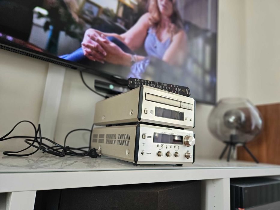 Wieza stereo cdx e400 Yamaha Pianocraft rx e 400 bluetooth szampański