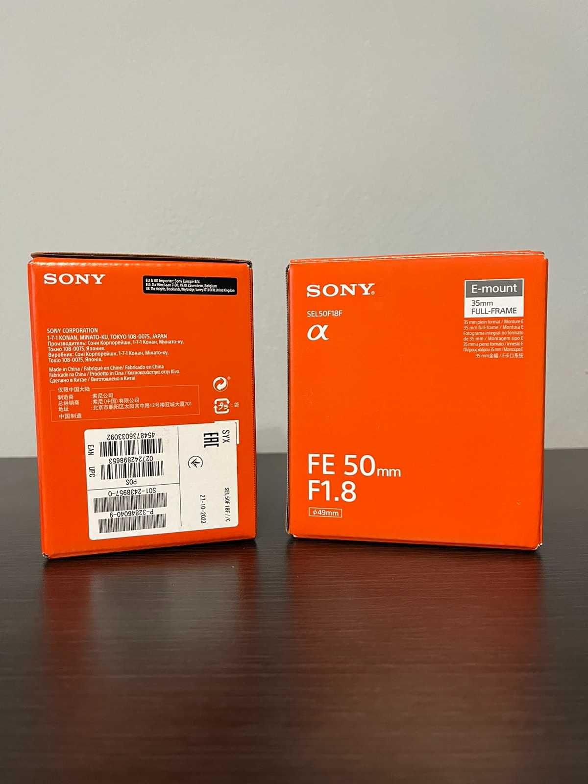Стандартний об'єктив Sony SEL50F18F 50mm f/1,8