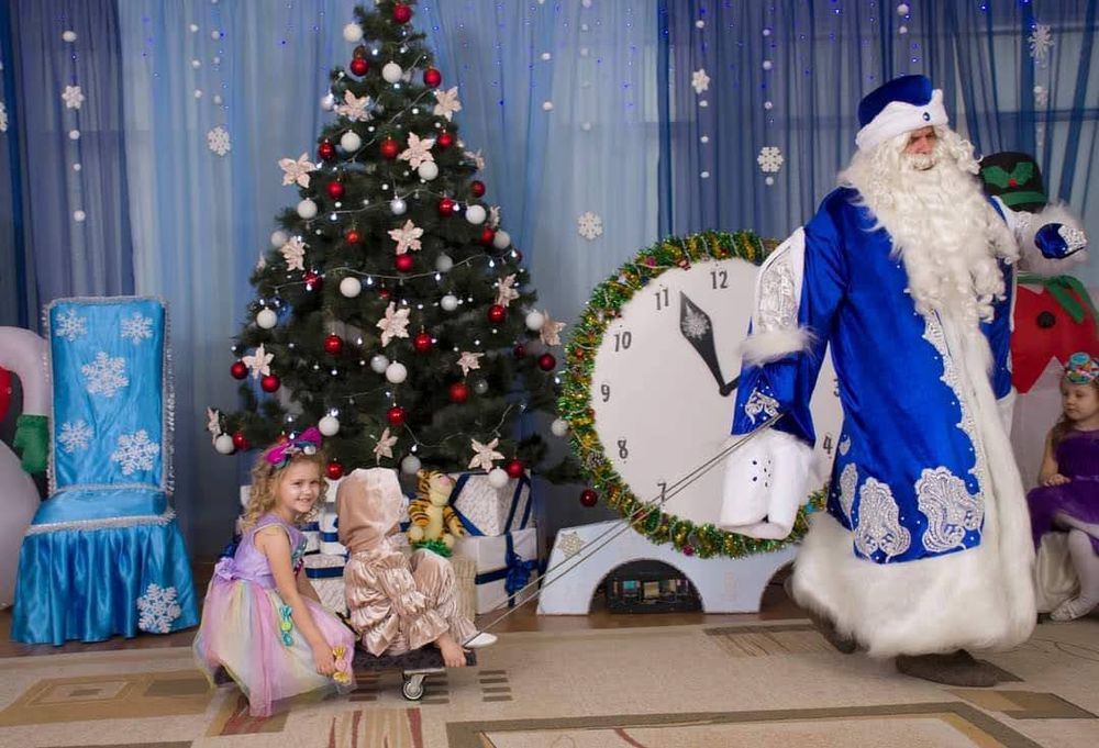 Привітання Святого Миколая на новий рік, поздравление деда мороза