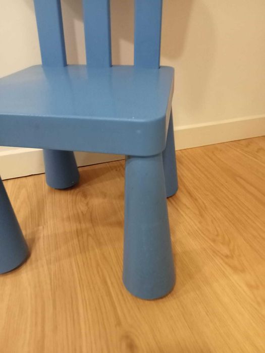 Cadeira criança azul ikea Mammut